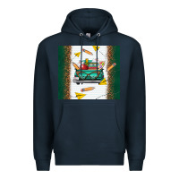 Navy back to school truck Premium Hoodie - TumblerDesignByShophia