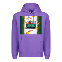 Purple back to school truck Premium Hoodie - TumblerDesignByShophia