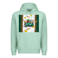 Seafoam back to school truck Premium Hoodie - TumblerDesignByShophia
