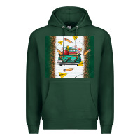 Sports Green back to school truck Premium Hoodie - TumblerDesignByShophia
