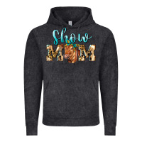 Vintage Black Western Show Mom Red Angus Vintage Hoodie - LillyAllenDesigns