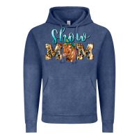 Vintage Denim Western Show Mom Red Angus Vintage Hoodie - LillyAllenDesigns