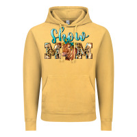 Vintage Mustard Western Show Mom Red Angus Vintage Hoodie - LillyAllenDesigns