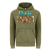 Vintage Olive Western Show Mom Red Angus Vintage Hoodie - LillyAllenDesigns