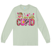 Matcha i am with cupid Long Sleeve Tee - NancyCooperArtShop