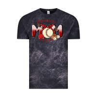 Cloud Black baseball mom Vintage Tee - MaliasSmallBusiness