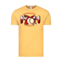 Vintage Mustard baseball mom Vintage Tee - MaliasSmallBusiness