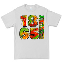 Dove Grey 1865 juneteenth Premium Tee - AdoDesignShop