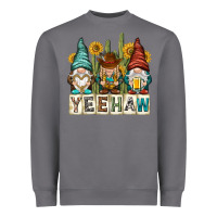 Storm yeehaw with gnomies Heavyweight Sweatshirt - NancyCooperArtShop