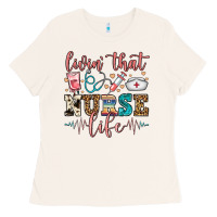 Bone livin' that nurse life Ladies Tee - FaDigitalArtStudio