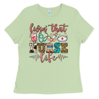 Matcha livin' that nurse life Ladies Tee - FaDigitalArtStudio