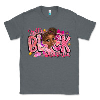 Charcoal Heather Pretty Black Educated Classic Tee - CowhideDigitalArt