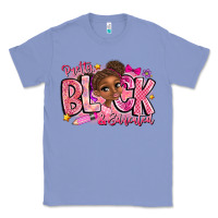 Colony Blue Pretty Black Educated Classic Tee - CowhideDigitalArt