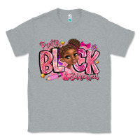 Heather Grey Pretty Black Educated Classic Tee - CowhideDigitalArt