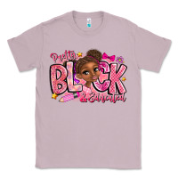 Lilac Pretty Black Educated Classic Tee - CowhideDigitalArt