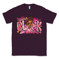 Plum Pretty Black Educated Classic Tee - CowhideDigitalArt
