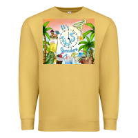 Antique Gold it's five o'clock somewhere Premium Sweatshirt - TumblerDesignByShophia