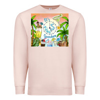 Pale Pink it's five o'clock somewhere Premium Sweatshirt - TumblerDesignByShophia