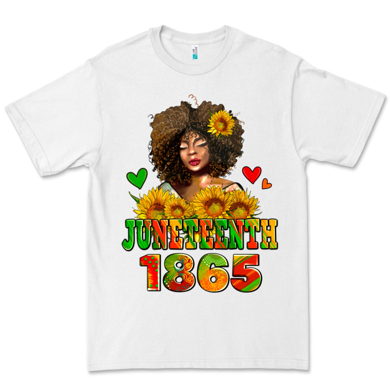 Afro Woman Juneteenth 1865 Premium Tee by AdoDesignShop | Teevron