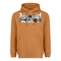 Meerkat black and white floral Heavyweight Hoodie - TumblerDesignByShophia