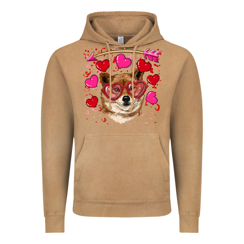 Valentine's Shiba Inu Vintage Hoodie by RanaPortraitStore | Teevron