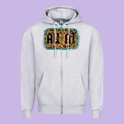 Leopard Pattern Aunt Tried Zipper Hoodie Designed By Bettercallsaul
