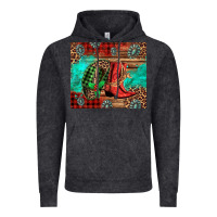 Vintage Black country boots and cowboy hat christmas Vintage Hoodie - Jasminsmagicworld