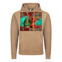 Vintage Coffee country boots and cowboy hat christmas Vintage Hoodie - Jasminsmagicworld