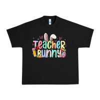 Black teacher bunny Urban Heavy Tee - MaliasSmallBusiness