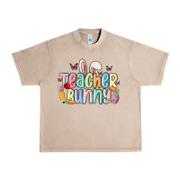 French Oak teacher bunny Urban Heavy Tee - MaliasSmallBusiness