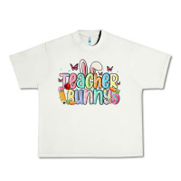 Pistachio teacher bunny Urban Heavy Tee - MaliasSmallBusiness