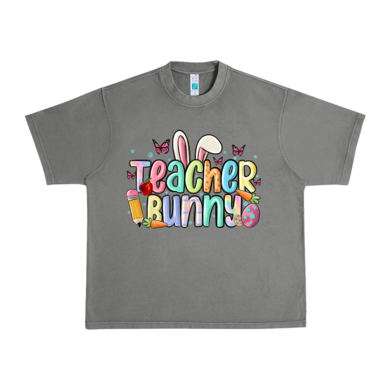 Teacher Bunny Urban Heavy Tee by MaliasSmallBusiness | Teevron
