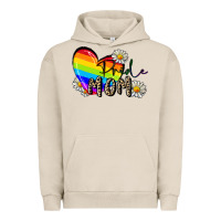Pigment French Oak Pride Mom Mother's Day Urban Hoodie - FaDigitalArtStudio