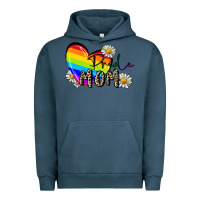 Pigment Midnight Navy Pride Mom Mother's Day Urban Hoodie - FaDigitalArtStudio