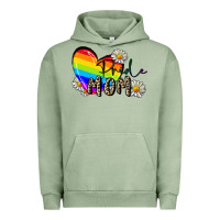 Pigment Oil Green Pride Mom Mother's Day Urban Hoodie - FaDigitalArtStudio
