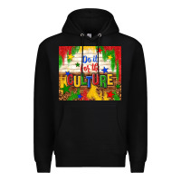 Black do it for the culture Premium Hoodie - TumblerDesignByShophia