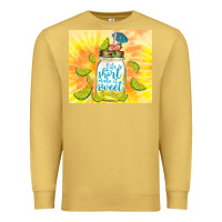 Antique Gold life is short make it sweet Premium Sweatshirt - TumblerDesignByShophia