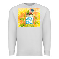 Dove Grey life is short make it sweet Premium Sweatshirt - TumblerDesignByShophia