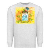 Oatmeal Heather life is short make it sweet Premium Sweatshirt - TumblerDesignByShophia