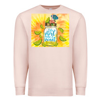 Pale Pink life is short make it sweet Premium Sweatshirt - TumblerDesignByShophia