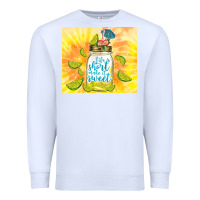 White life is short make it sweet Premium Sweatshirt - TumblerDesignByShophia