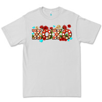 Dove Grey xoxo roses and keys Premium Tee - AdoDesignShop