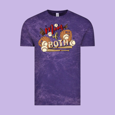 Mama Of Both Vintage Tee Designed By Maliassmallbusiness