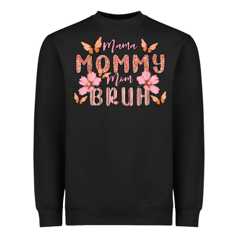 Mama Mommy Mom Bruh Heavyweight Sweatshirt by MaliasSmallBusiness | Teevron