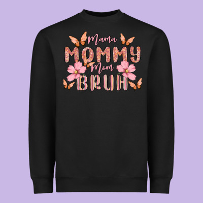 Mama Mommy Mom Bruh Heavyweight Sweatshirt Designed By Maliassmallbusiness