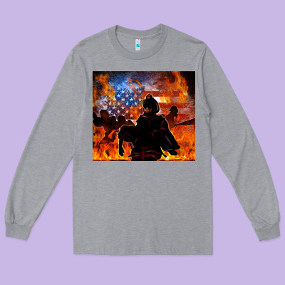 Western Firefighters Long Sleeve Tee Designed By Maliassmallbusiness