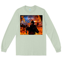 Matcha western firefighters Long Sleeve Tee - MaliasSmallBusiness