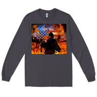 Smoke western firefighters Long Sleeve Tee - MaliasSmallBusiness
