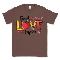Chestnut teach love inspire Classic Tee - MaliasSmallBusiness