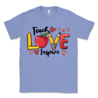 Colony Blue teach love inspire Classic Tee - MaliasSmallBusiness